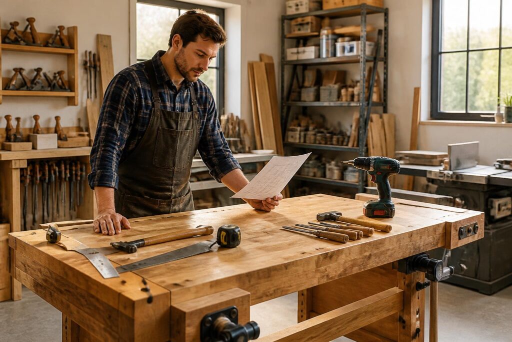 découvrez nos conseils pour choisir un établi menuisier parfaitement adapté à vos projets de bricolage, alliant robustesse, fonctionnalité et praticité.