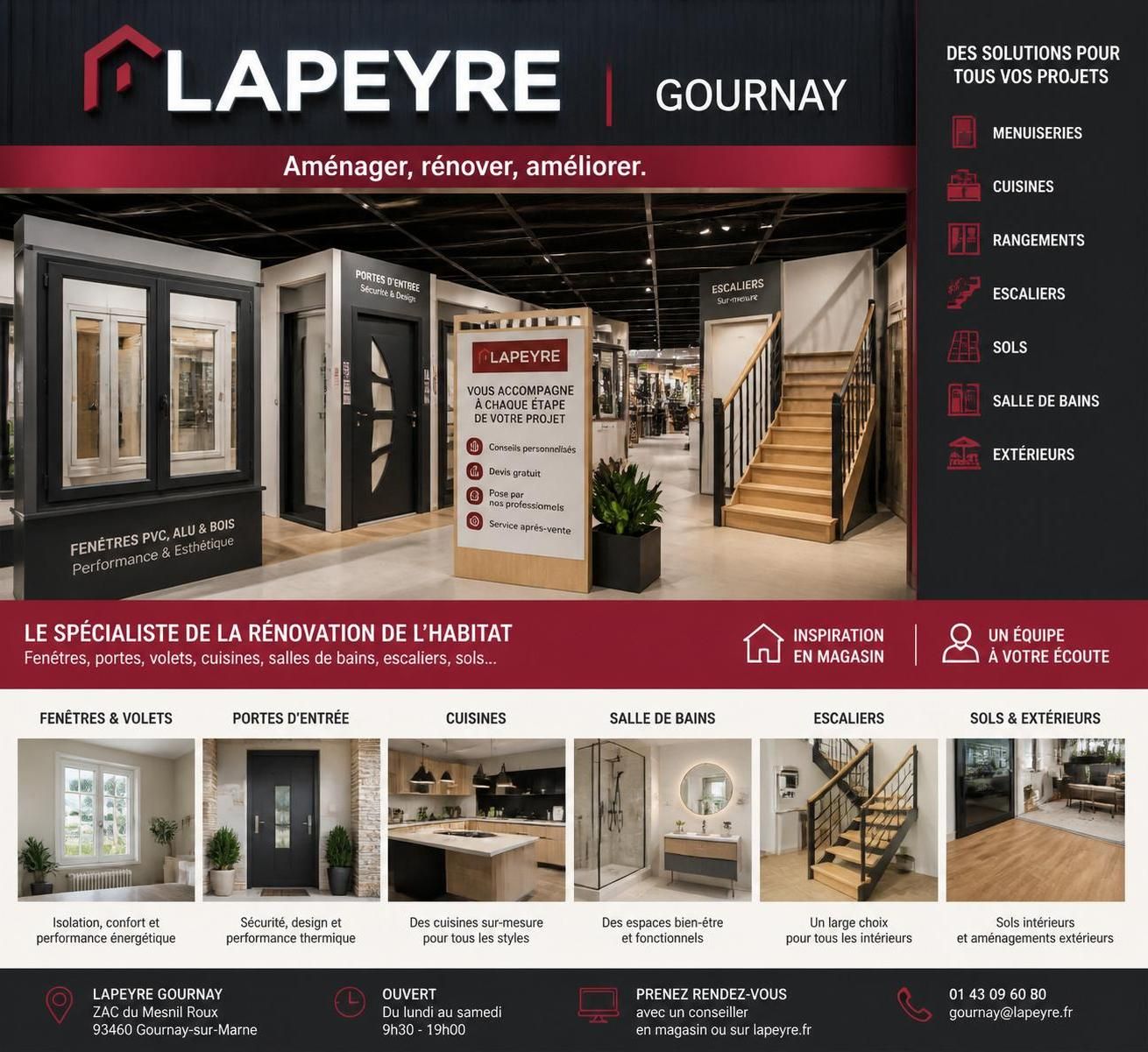 découvrez les services de rénovation proposés par lapeyre gournay pour améliorer votre habitat : conseils personnalisés, matériaux de qualité et solutions sur mesure.