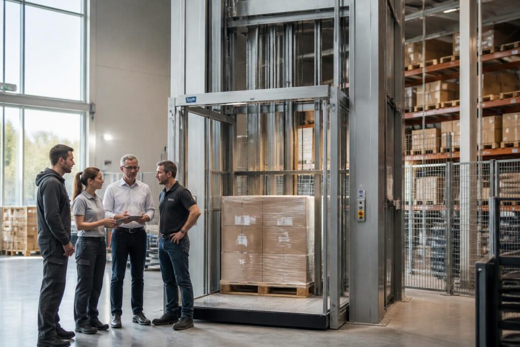 découvrez notre offre de monte-charges verticaux électriques en location, achat et occasions. solutions fiables pour le transport vertical de charges lourdes, adaptées à vos besoins industriels et commerciaux.
