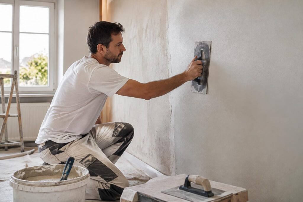 découvrez comment réussir un enduit intérieur taloché fin : préparation du support, application et gestes de talochage pour une finition lisse et régulière.